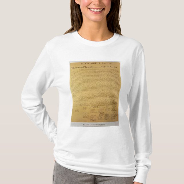 T-shirt Déclaration d'indépendance (Devant)
