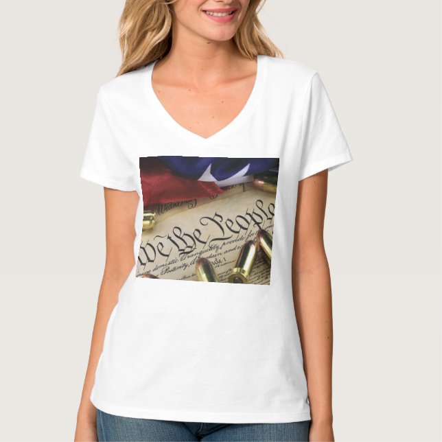 T-shirt Déclaration d'indépendance (Devant)