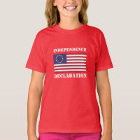 DÉCLARATION D'INDÉPENDANCE Novel Fashion pour enfa