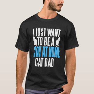T-shirt Déclaration drôle d'humour félin de papa chat à la