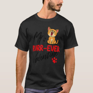 T-shirt Déclaration du cool Chat Amour romantique Saint Va