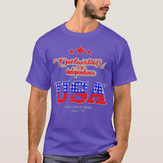 T-shirt Declaration of Independence 1776 Independence Day 
