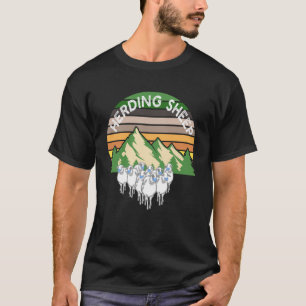 T-shirt Déclaration politique Mouton portant un masque ant