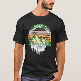 T-shirt Déclaration politique Mouton portant un masque ant