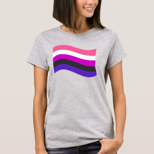 T-Shirt D'ÉCLAT D'ÉCLAT DE GENDERFLUID