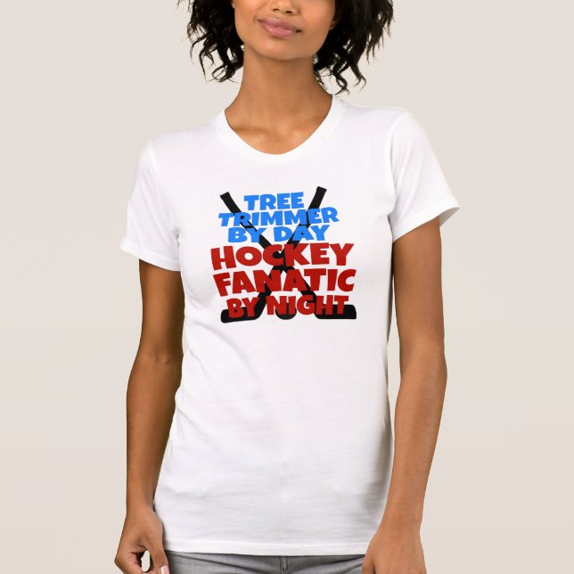T-shirt Déclencheur de l'arbre du joueur de hockey (Devant)