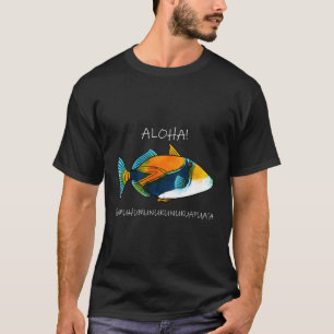 T-shirt Déclencheur du récif hawaïen Humuhumunukunukuapua'
