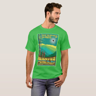T-shirt d'éclipse solaire de Great Smoky Mountains