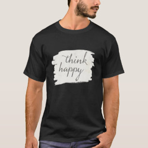T-shirt Deco mou V   pensent heureux