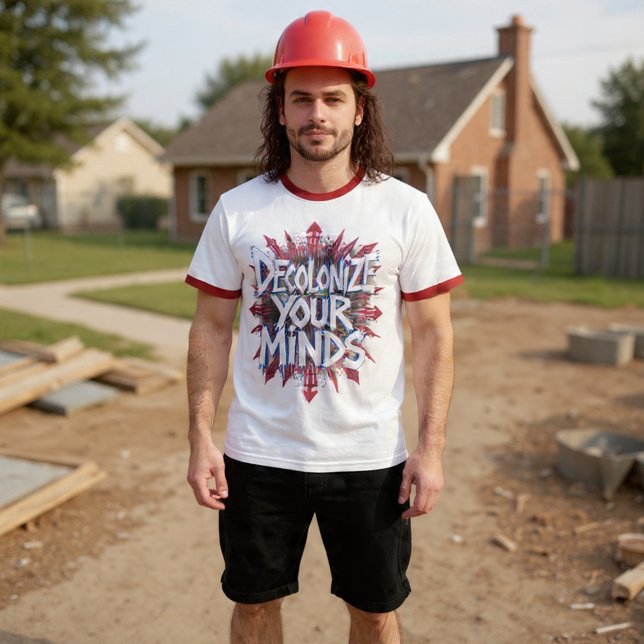 T-shirt Decolonize Your Minds (Points) (Créateur téléchargé)