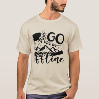T-shirt Déconnectez-vous
