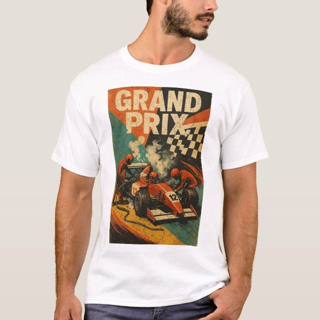 T-shirt décontracté du grand prix F1 (Devant)