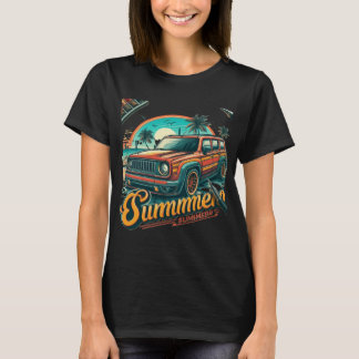 T-shirt Décontracté imprimé avec carte graphique p
