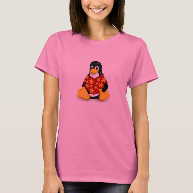 T-shirt Décontracté Tux femmes Cravate-Dye (Devant)