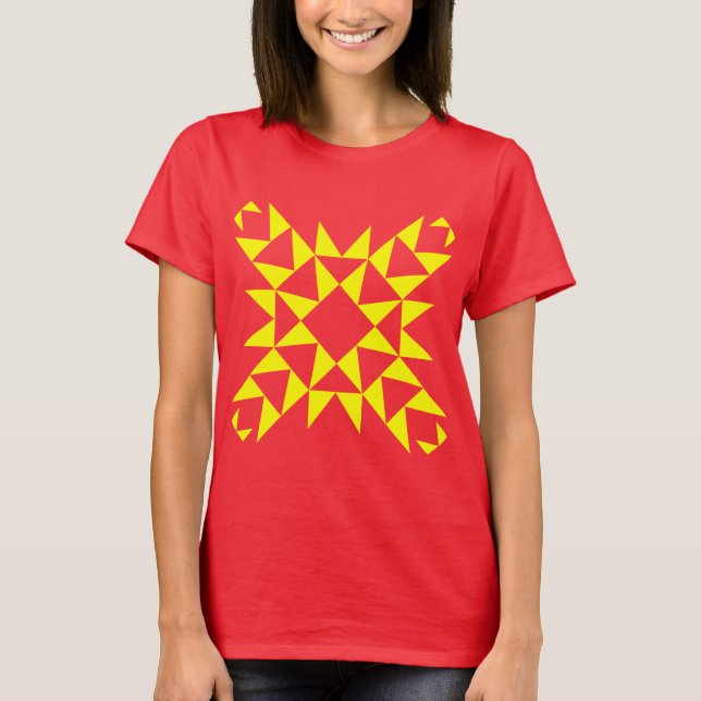 T-shirt Décor 01 - Jaune (Devant)