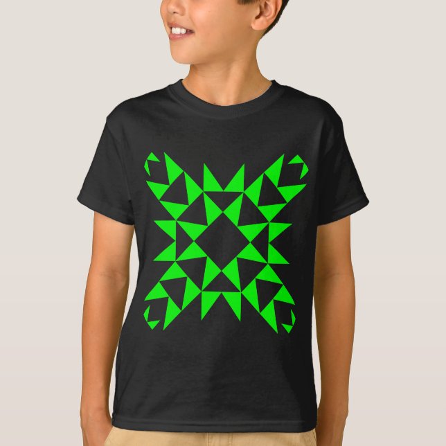 T-shirt Décor 01 - Vert (Devant)