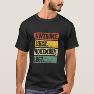T-shirt Décor 55ème Anniversaire 55 Ans Magnifique Depuis