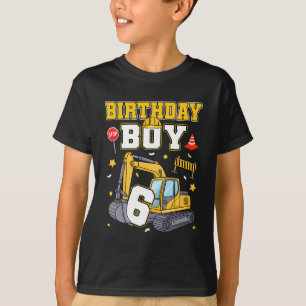 T-shirt Décor pour garçon de 6 ans pour anniversaire avec