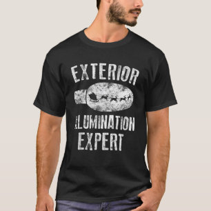 T-shirt Décorateur de lumière de Noël Extérieur Éclairage 