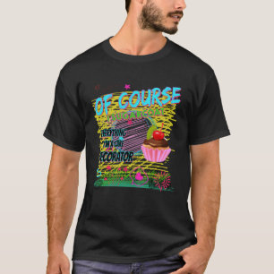 T-shirt Décoration de gâteaux Passion Cuisine Mignon
