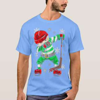 T-shirt Décoration des équipes de hockey sur glace Noël