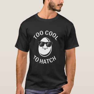 T-shirt Décoration drôle d'oeuf de Pâques avec lunettes de