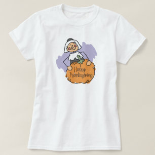 T-shirt Décoration Pèlerin Thanksgiving