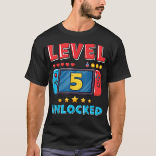 T-shirt Décorations d'anniversaire pour un garçon de 5 ans