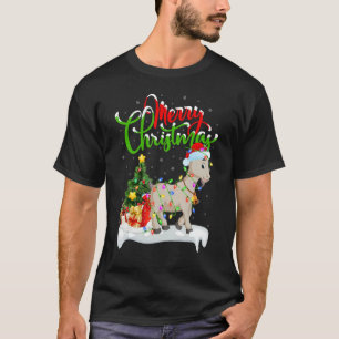 T-shirt Décorations de Noël de chèvre Santa chèvre Noël