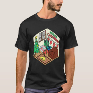 T-shirt Décorations de Noël Mignonne de Noël X Mas Pyjama