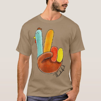T-shirt Décorations Thanksgiving Turquie Doit Remerciement