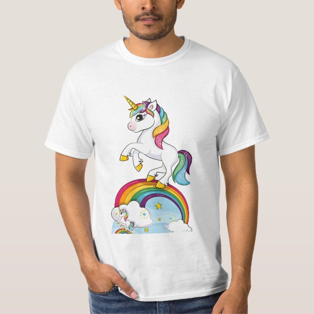 T-shirt Découpe en carton ondulé Rainbow Lifesize (Devant)