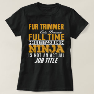 T-shirt Découpe fourrure