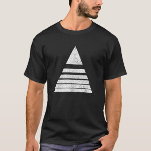 T-shirt Découpe géométrique découpée de forme de ligne de