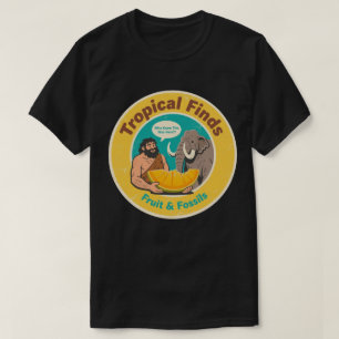 T-shirt Découverte de fruits anciens rétro Caveman & Mammo