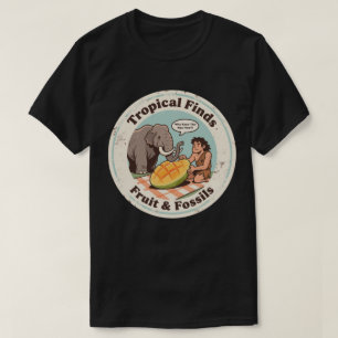 T-shirt Découverte de mangue de mammouth homme des caverne