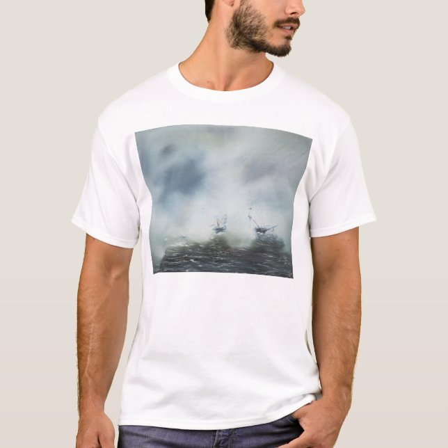 T-shirt Découverte une clairière dans le capitaine de (Devant)