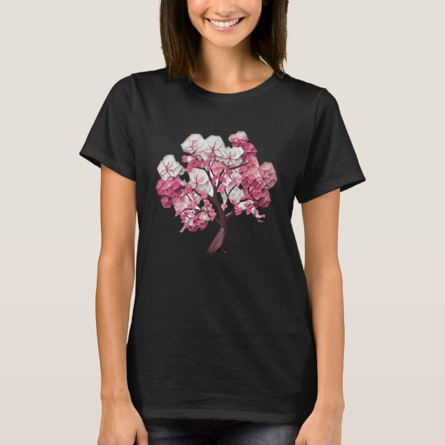 T-shirt Découvrez la beauté de la nature avec un cerisier (Devant)
