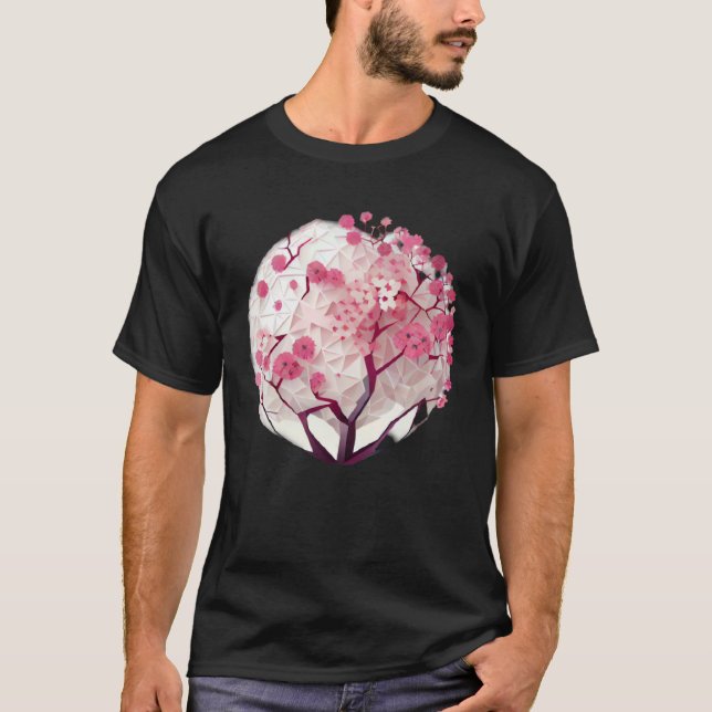 T-shirt Découvrez la sérénité du printemps avec un cerisie (Devant)