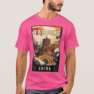 T-shirt Découvrez Le Charme Culturel De Nanjing En Chine -