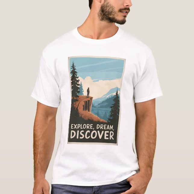 T-shirt Découvrez le rêve (Devant)