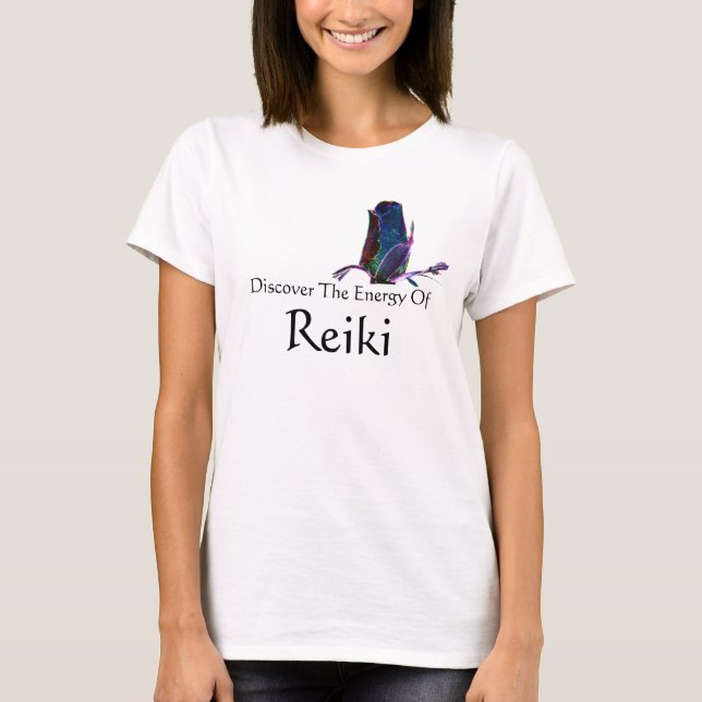 T-shirt Découvrez L'Énergie Du Reiki (Devant)