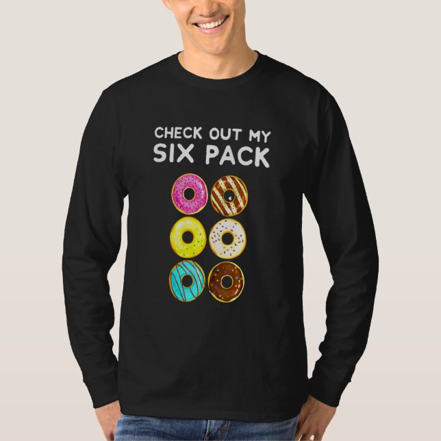 T-shirt Découvrez Ma Salle De Fitness À Six Paquets Donuts (Devant)