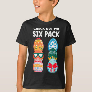 T-shirt Découvrez Mes Abdominaux en Tablette Drôle d'œuf d