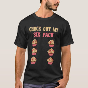 T-shirt Découvrez Mes Six 6 Pack Cupcake Poids Homme