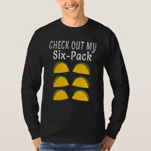 T-shirt Découvrez Mon 6 Pack Fitness Taco Mexicaine Gym