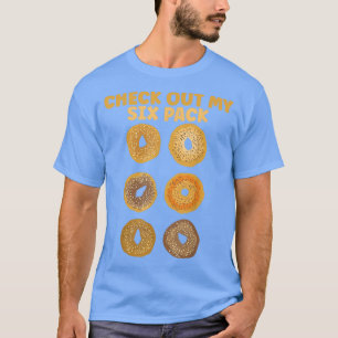 T-shirt Découvrez Mon SiPack Bagel Amusant Salle De Sport 