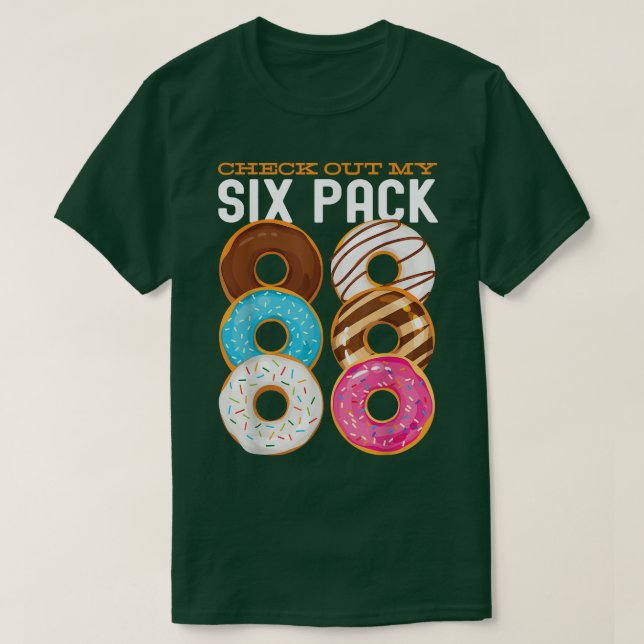 T-shirt Découvrez My Six Pack Donut drôle gym entraînement (Design devant)