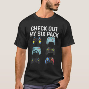 T-shirt Découvrez My Six Pack Gamer Design Funny Gamer s C