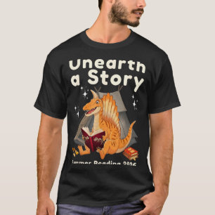 T-shirt Découvrez une histoire de lecture d'été 2026 spino